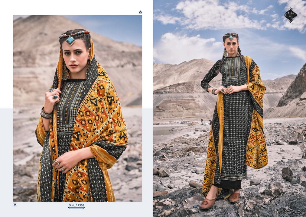 Tanishk Ladakh Winter Fancy Ethnic Wear Designer Pashmina Collection